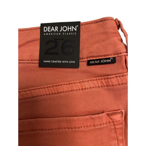 Dear John Women's Jean Shorts in Rust - Picture 6 of 12